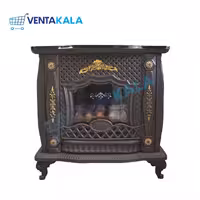 بخاری گازی طرح شومینه ای 36000 هزار مدل حصیری الماس گاز