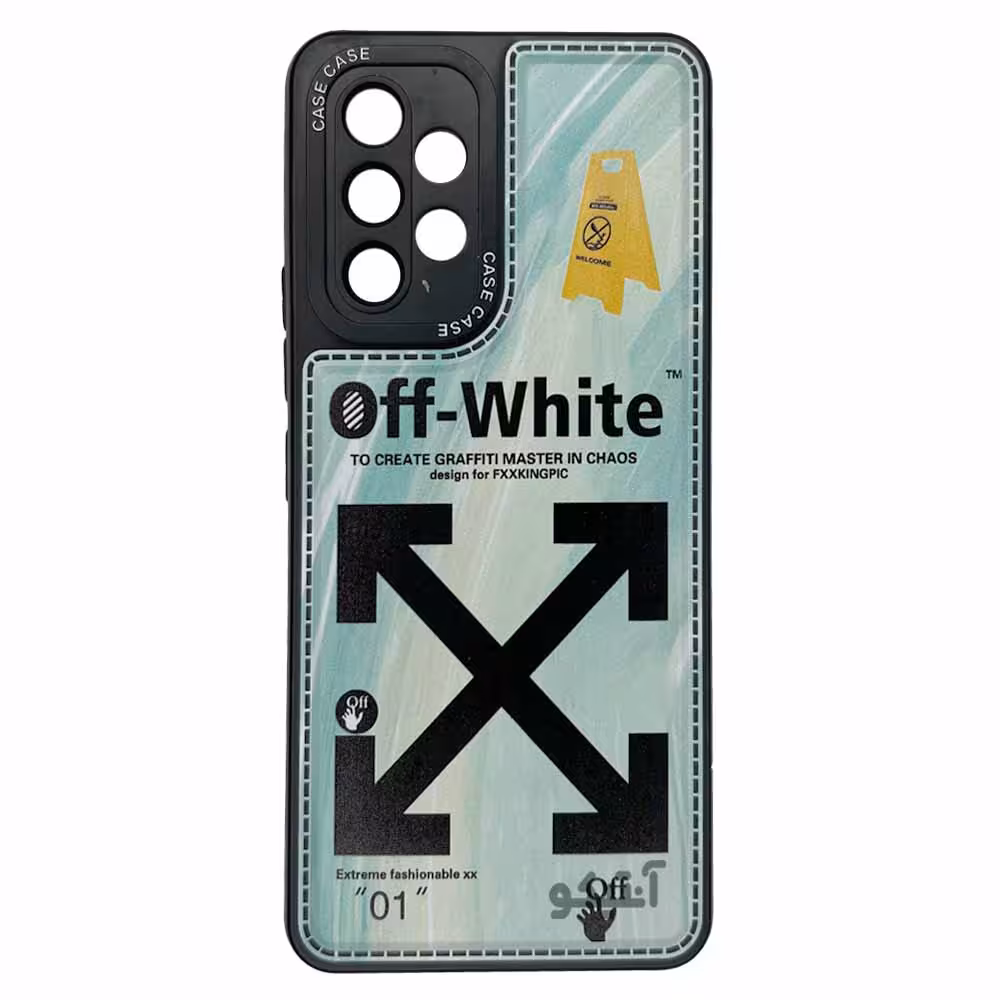 قاب فانتزی طرح دار بالشتی طرح Off White مناسب برای Samsung A53-کد1168