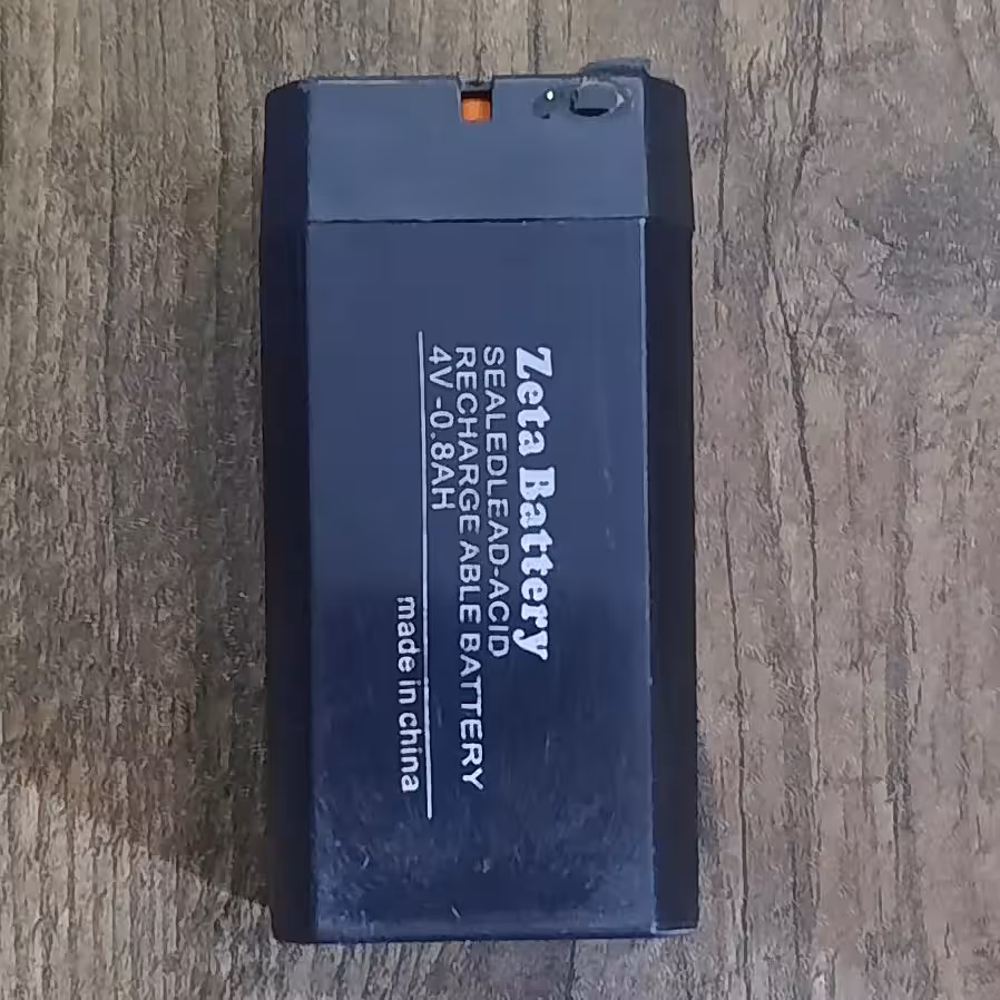 باطری کتابی4ولت0.8 آمپر