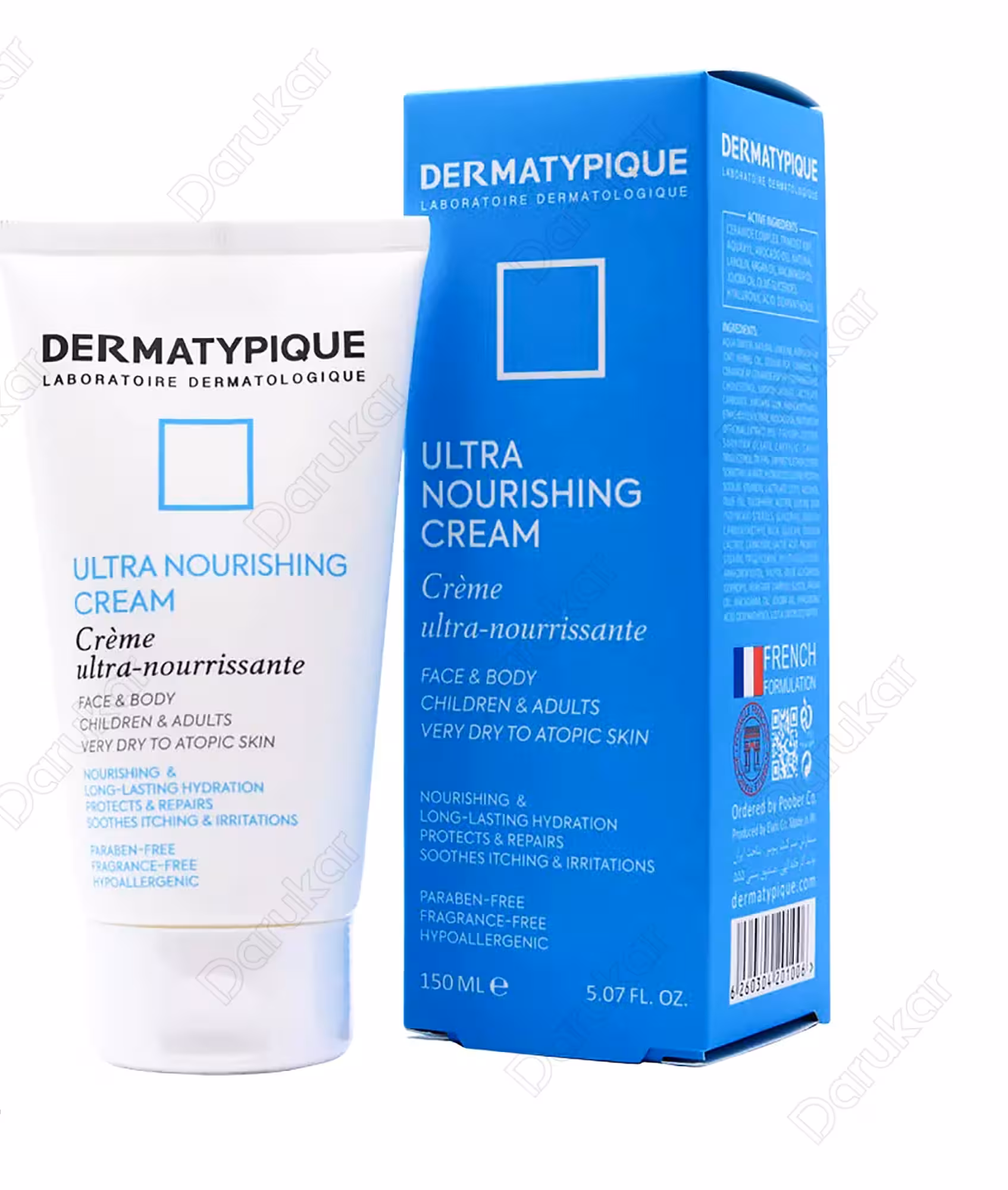 کرم مرطوب کننده و آبرسان پوست خشک درماتیپیک، 50 میلی لیتر