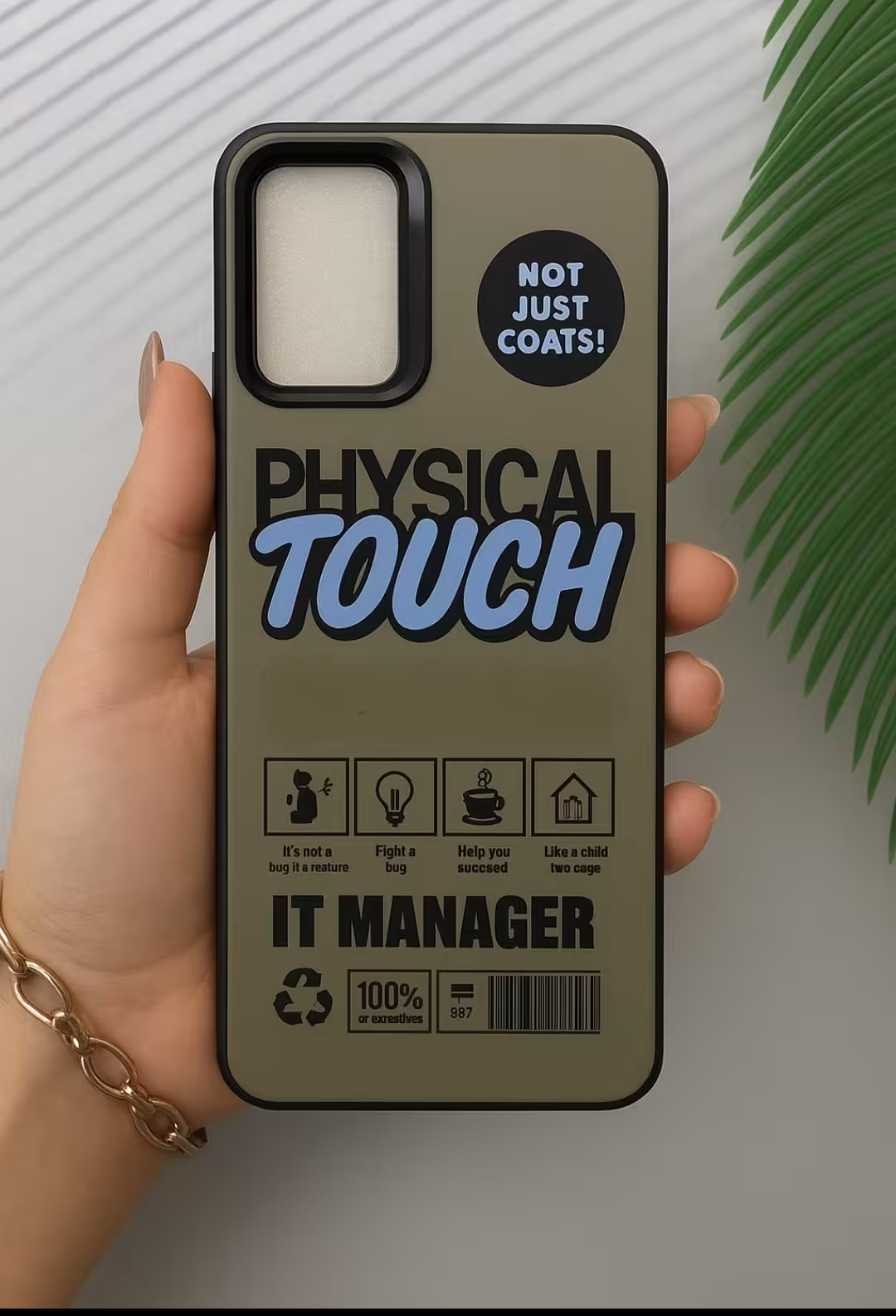 قاب طرح دار سامسونگ A13 طرح Touch