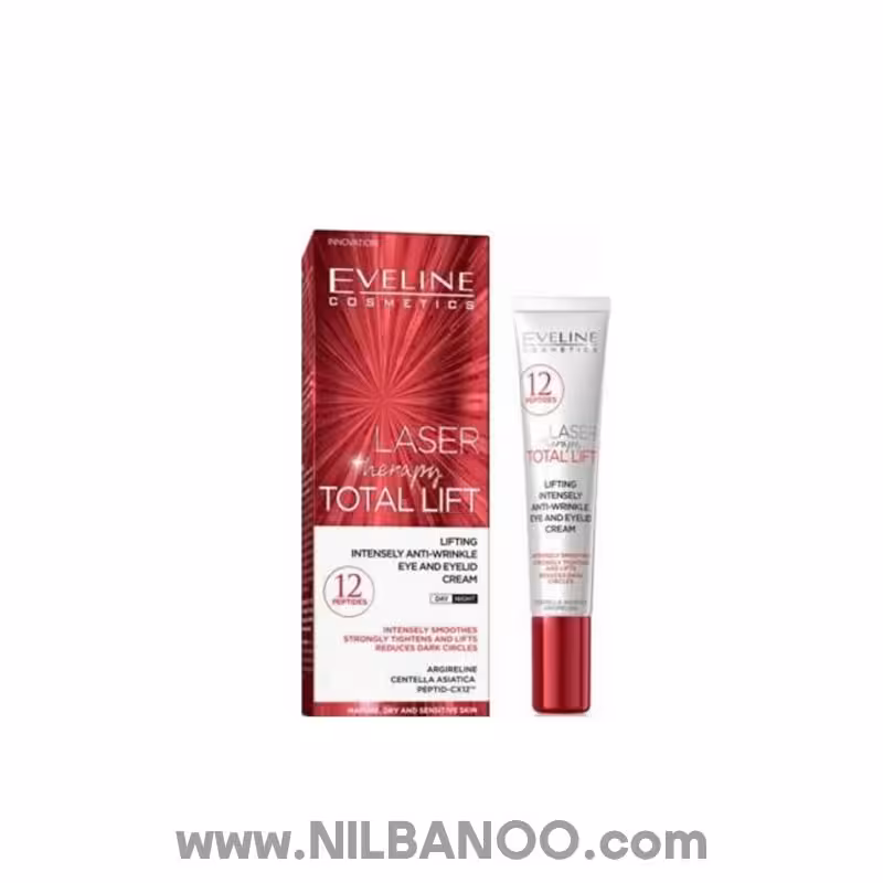 کرم ضد چروک دور چشم او لاین سری لیزر تراپی Eveline Laser Total Lift