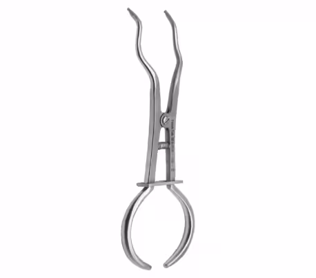 فورسپس کلمپ یک خم فتاح طب Fattahteb 1751
