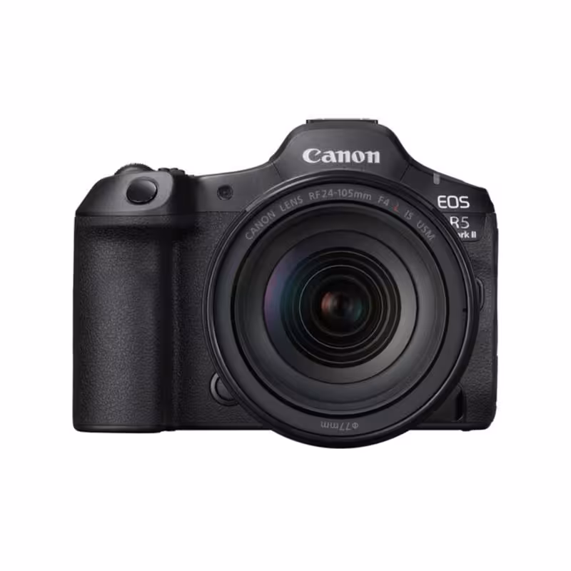 دوربین بدون آینه کانن مدل EOS R5 Mark II Mirrorless Camera 24-105mm f/4 Lens