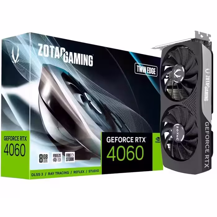 کارت گرافیک Zotac Gaming GeForce RTX4060 Twin Edge 8GB GDDR6 128Bit