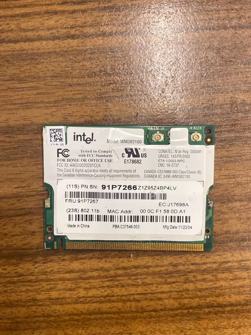 ماژول وای فای لپ تاپ اینتل INTEL