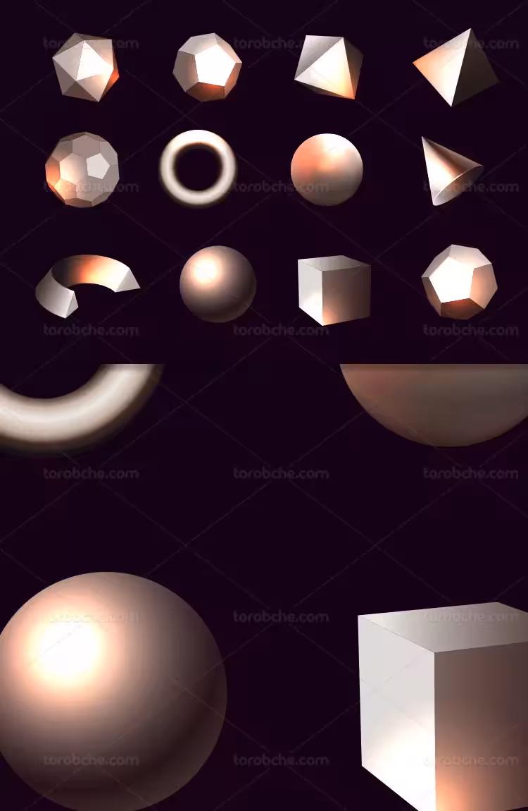 وکتور زمینه اشکال هندسی | گرافیک با طعم تربچه