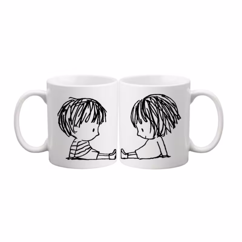 خرید ماگ-لیوان  ست دو نفره عاشقانه کد30 بسته 2 عددی