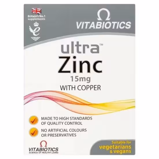 اولترا زینک قرص-ویتابیوتیکس/جعبه ای