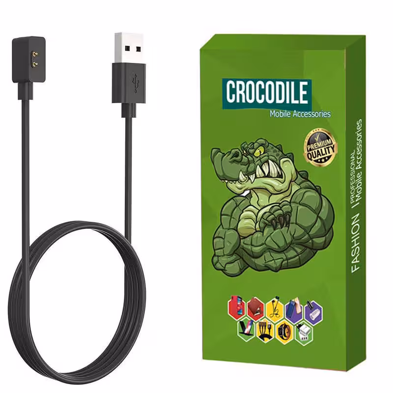 کابل شارژ کروکودیل مدل C-Charge مناسب برای مچ بند هوشمند شیائومی Mi Band 8 active