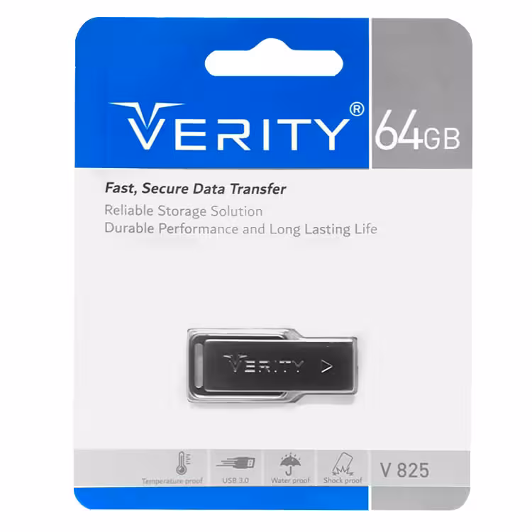 فلش مموری وریتی مدل V825 USB3.0 ظرفیت 64 گیگابایت