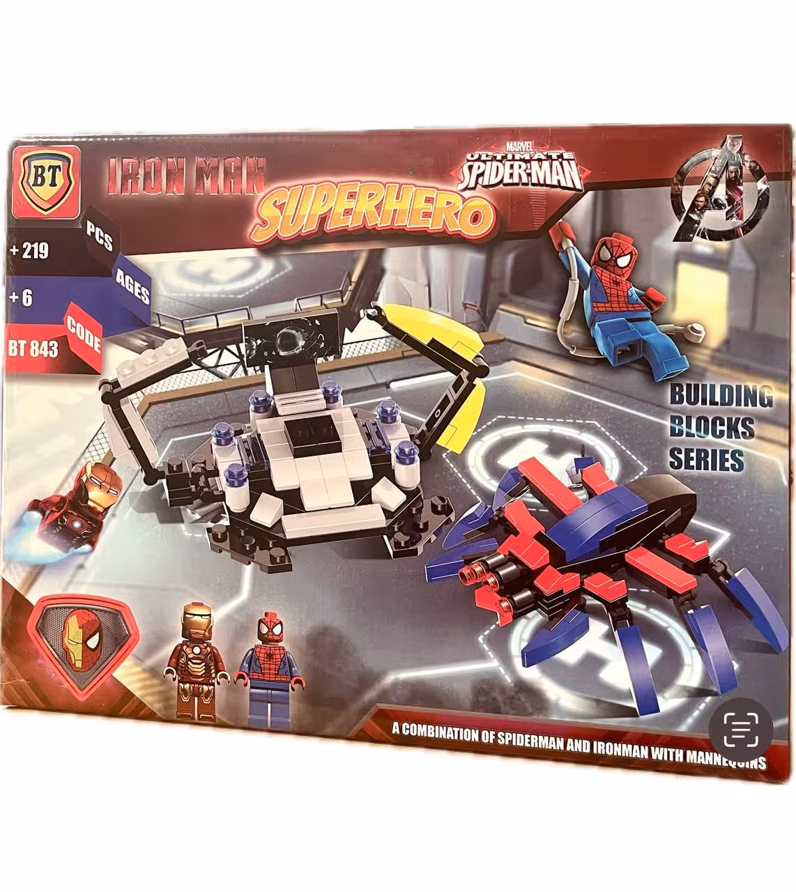 لگو ایرومن و اسپایدر من