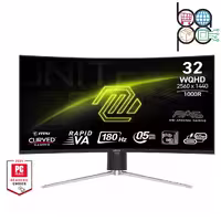 مانیتور گیمینگ MSI مدل MAG 325CQRF QD E2 با سایز 32 اینچ و پنل VA