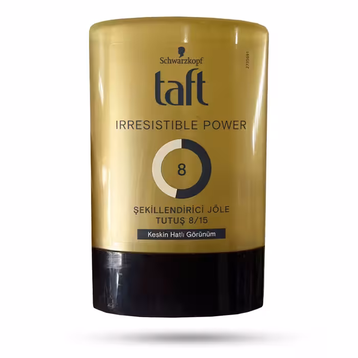 ژل حالت دهنده مو تافت Taft مدل IRRESISTIBLE POWER شماره 8 حجم 300 میل
