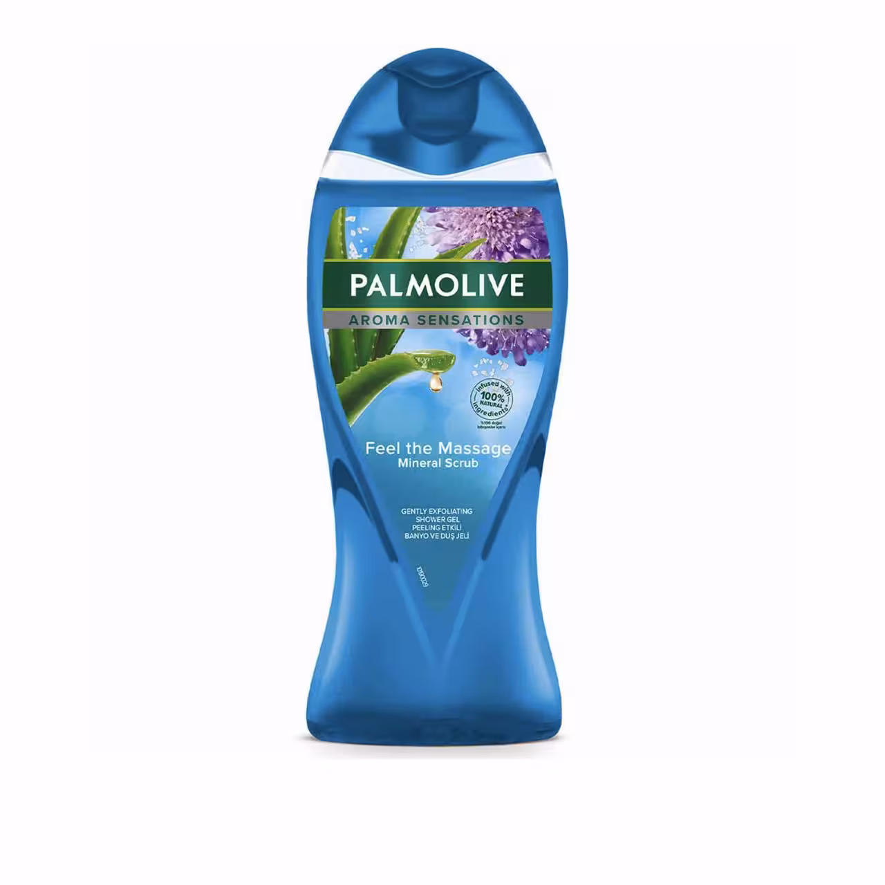 شامپو بدن پالمولیو Palmolive حاوی آلوئه ورا و نمک دریایی حجم 500 میل