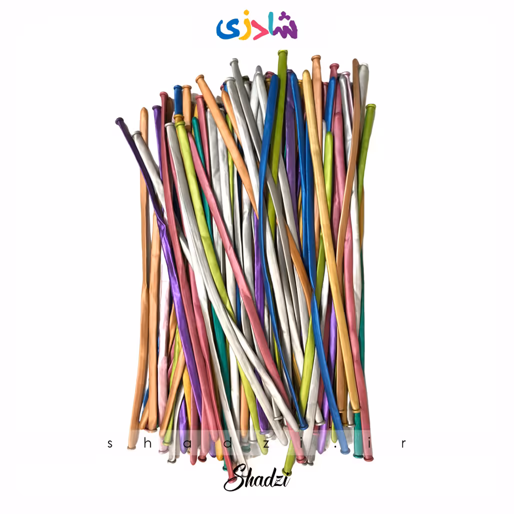 بادکنک ماری کروم بسته 25 عددی رنگ جور