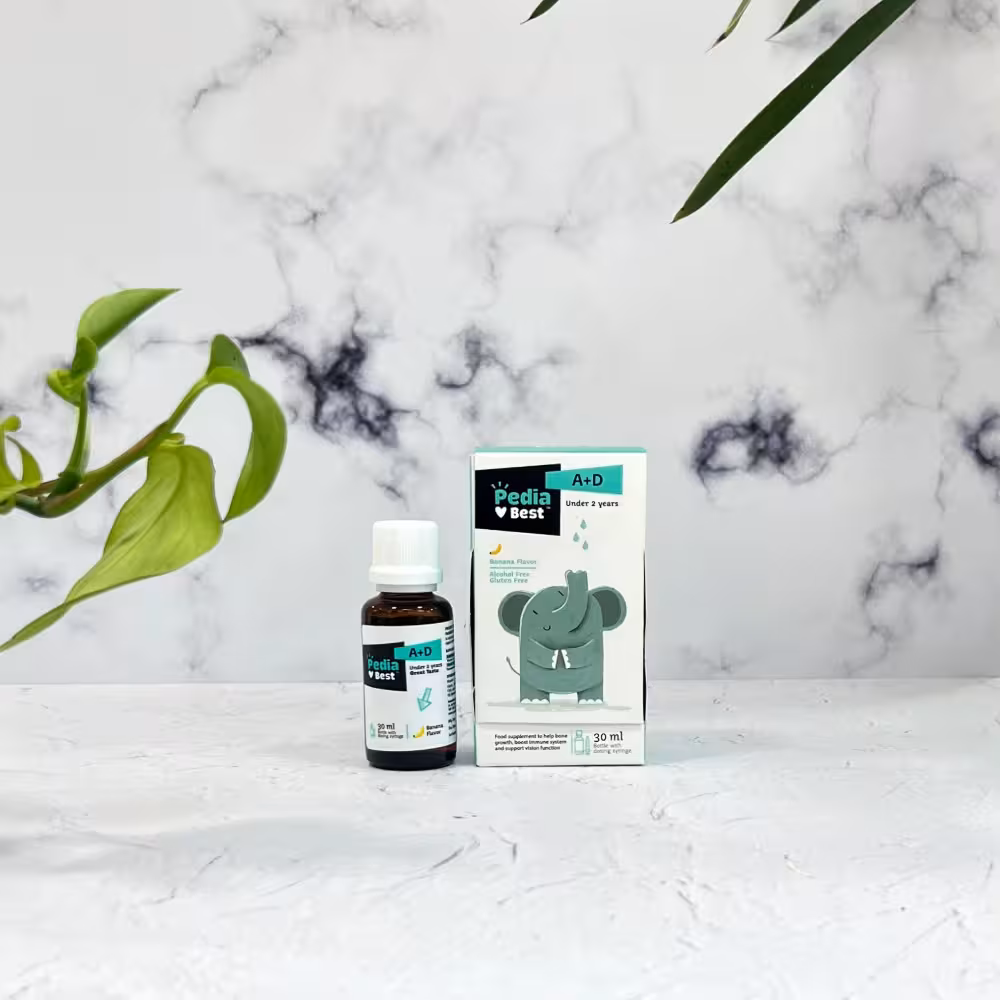قطره ویتامین آ  د پدیابست با طعم موز |30 میلی‌لیتر