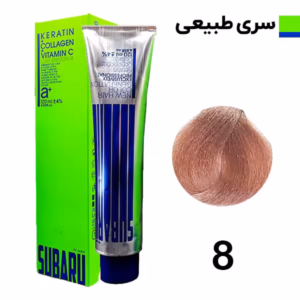 رنگ مو بلوند روشن سوبارو شماره 8