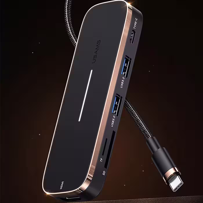 هاب 6 پورت USB-C یوسمز مدل SJ575
