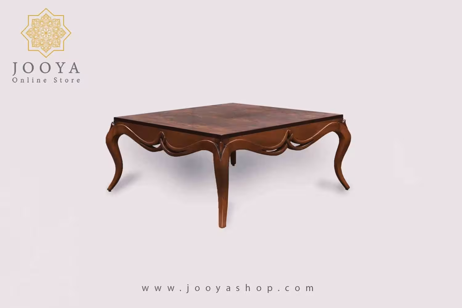 میز جلومبلی چوبی لیونا صفحه پالیش