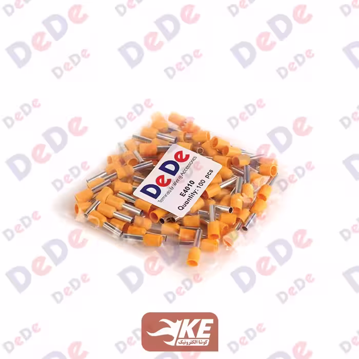 وایرشو تکی سایز 4 نارنجی مدل E4010 بسته 100 عددی DeDe