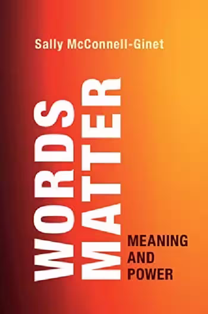 خرید و دانلود نسخه کامل کتاب Words Matter: Meaning and Power
