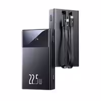 پاور بانک بیسوس مدل Metal Cable P10067401122-00 با ظرفیت 10000 میلی آمپر ساعت به همراه کابل
