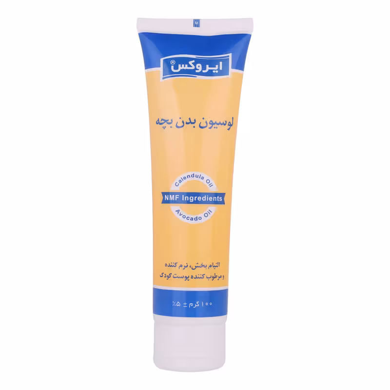 لوسیون بدن بچه ایروکس سری Emolient And Lenitive مدل Chamomile Oil وزن 100 گرم