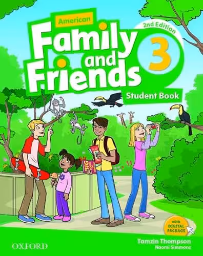 کتاب انگلیسی امریکن فمیلی اند فرندز American Family and Friends 3 2nd Edition