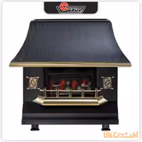 بخاری دودکش دار ایران شرق مدل 15000 (آذران CH150) طرح شومینه مهتاب