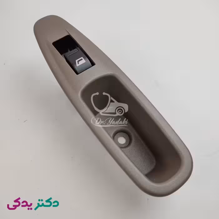 پنل کلید شیشه بالابر پژو 405 (SLX) جلو راست (سمت شاگرد) شرکتی ایساکو اصل 0941404299
