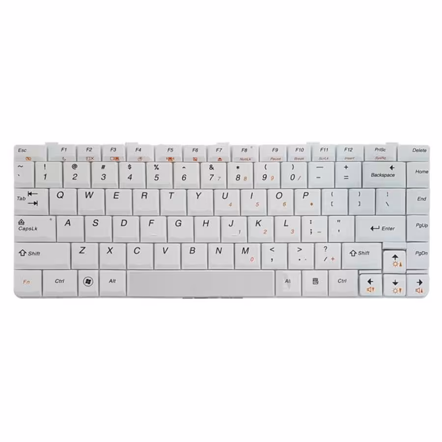 کیبورد لپ تاپ لنوو مدل IdeaPad U350 سفید