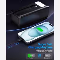 پاوربانک 30000 میلی آمپر OALE مدل Q30000 مکس 22.5 وات