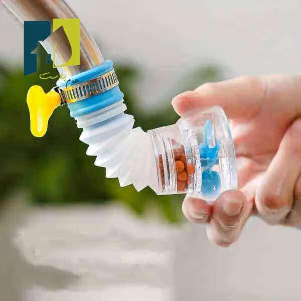 سر شیر تصفیه آب پروانه دار منعطف