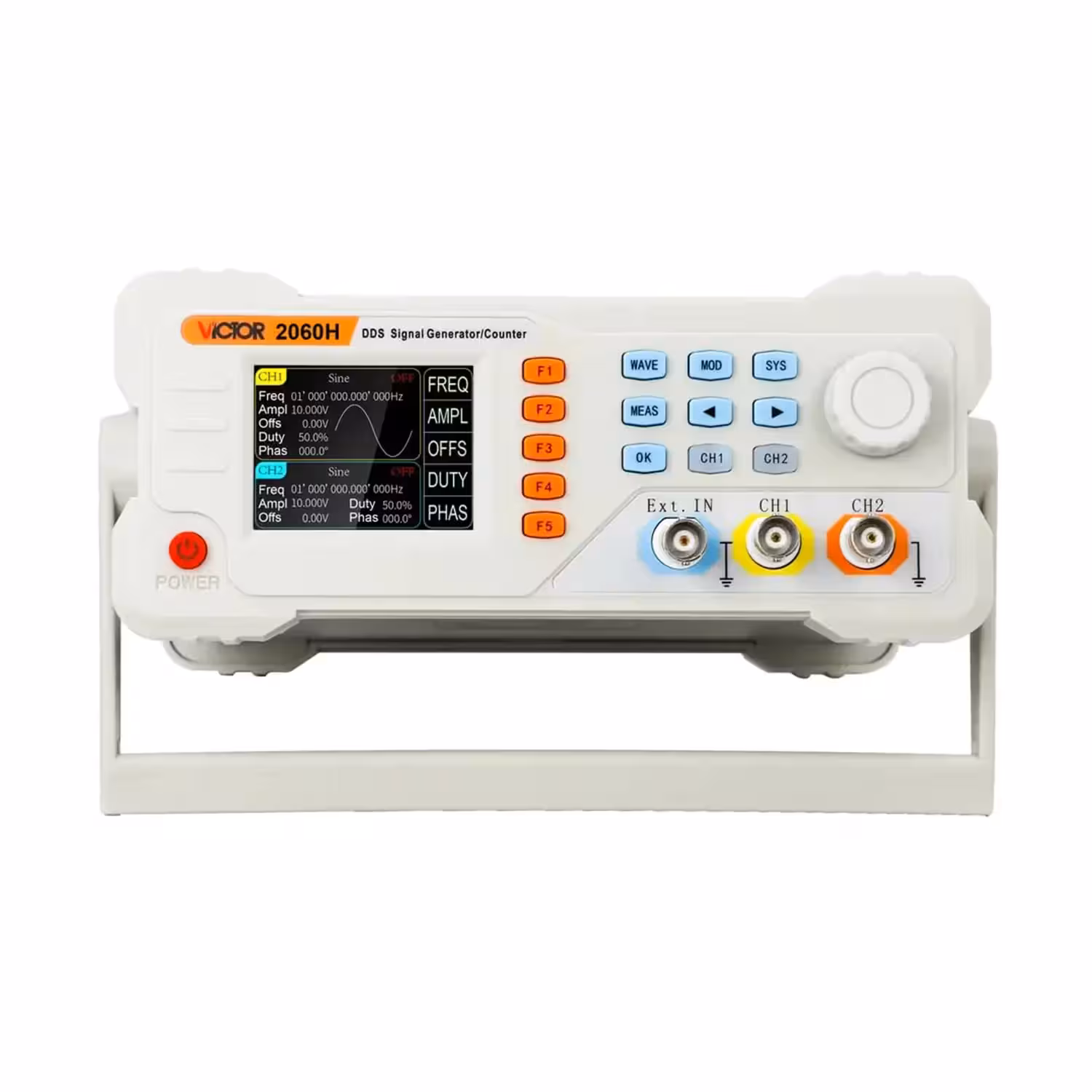 فانکشن ژنراتور 2 کاناله 60MHz ویکتور VICTOR 2060H (سری جدید)