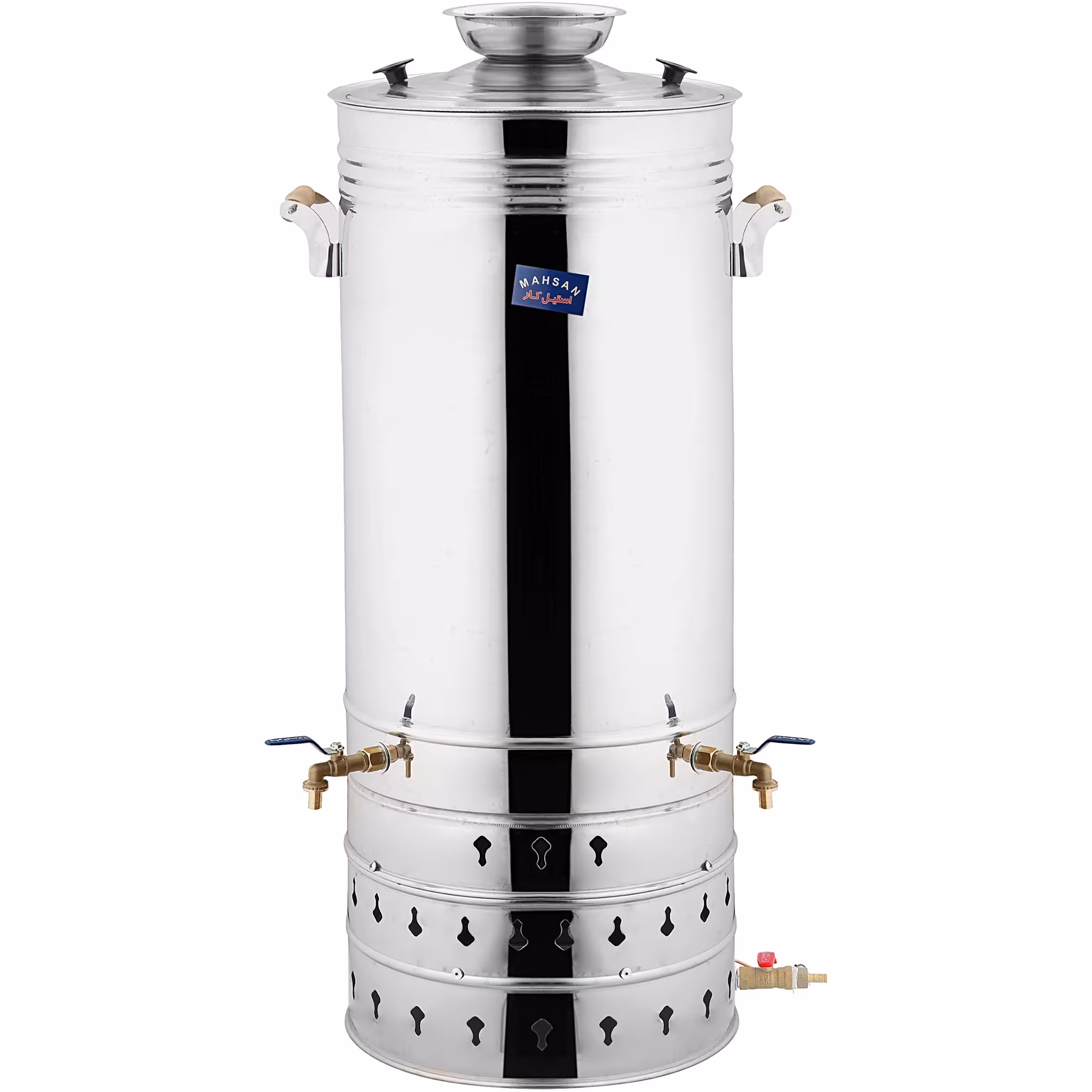 سماور گازی صنعتی 120 لیتری مهسان استیل کار