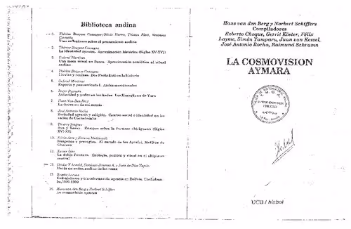 خرید و دانلود نسخه کامل کتاب La cosmovisión aymara