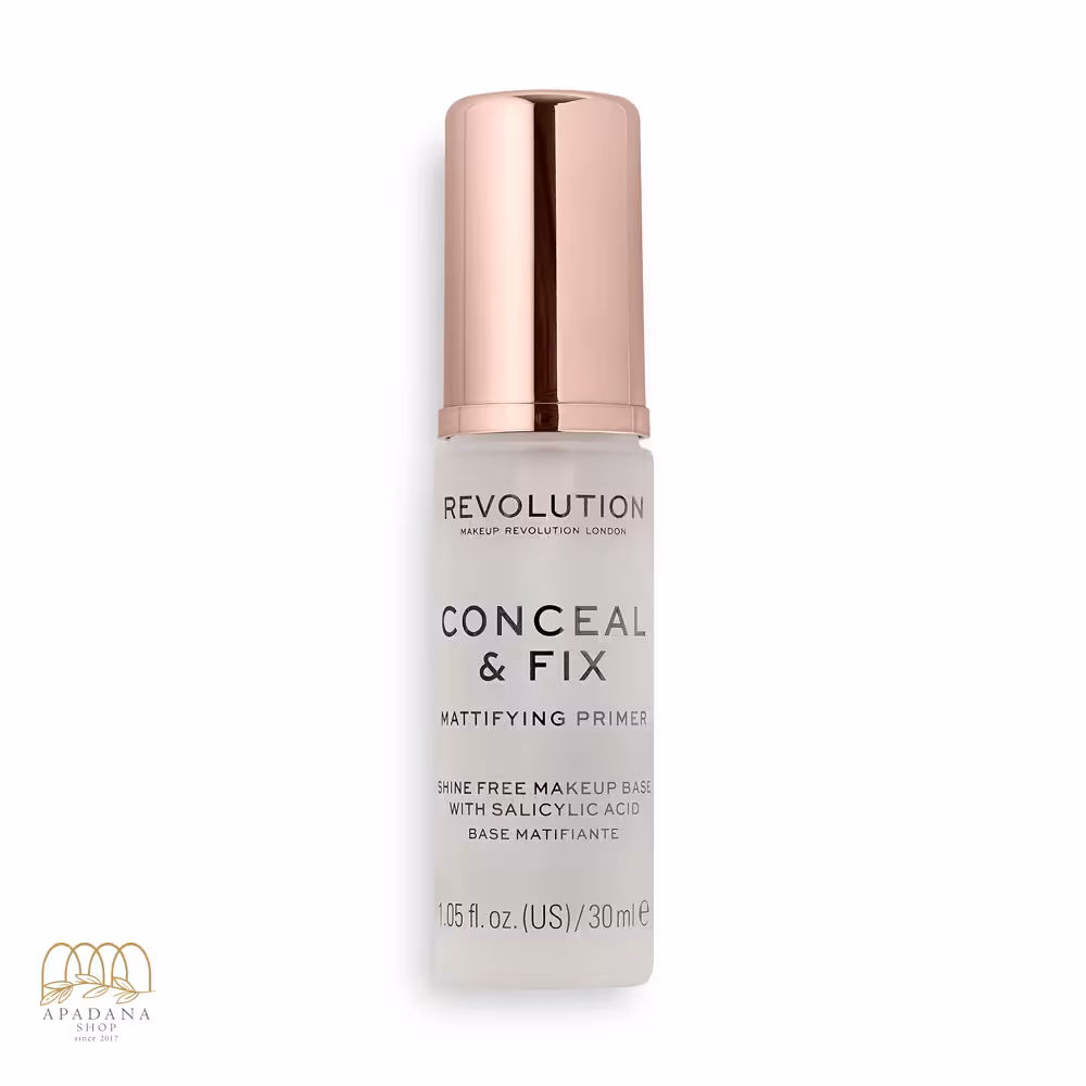 پرایمر مات آرایش صورت (زیر ساز) رولوشن مدل Conceal & Fix Mattifying