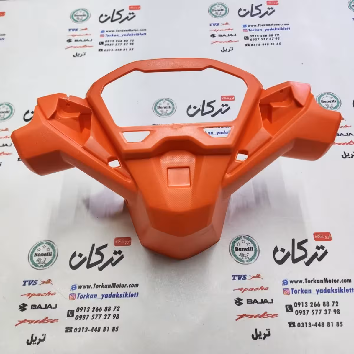 قاب ( فرم ) دور کیلومتر موتور طرح کلیک خارجی ( نارنجی )