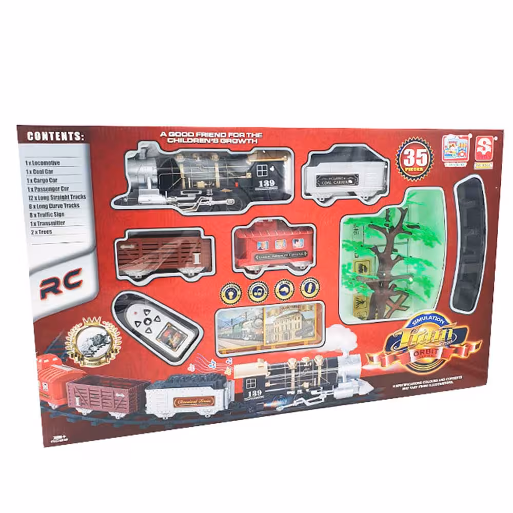 قطار کنترلی دودزا کودک با درخت کد 3055