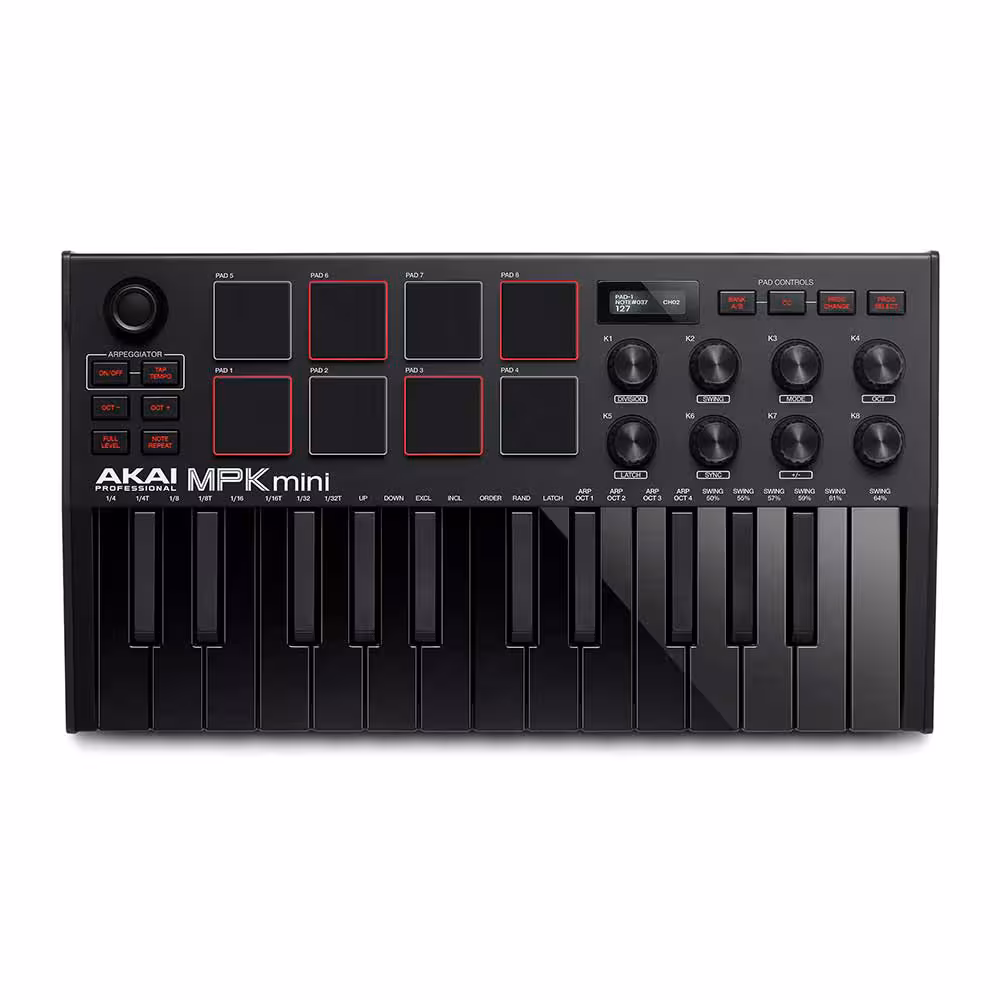 میدی کنترلر AKAI MPK Mini MK3 Black