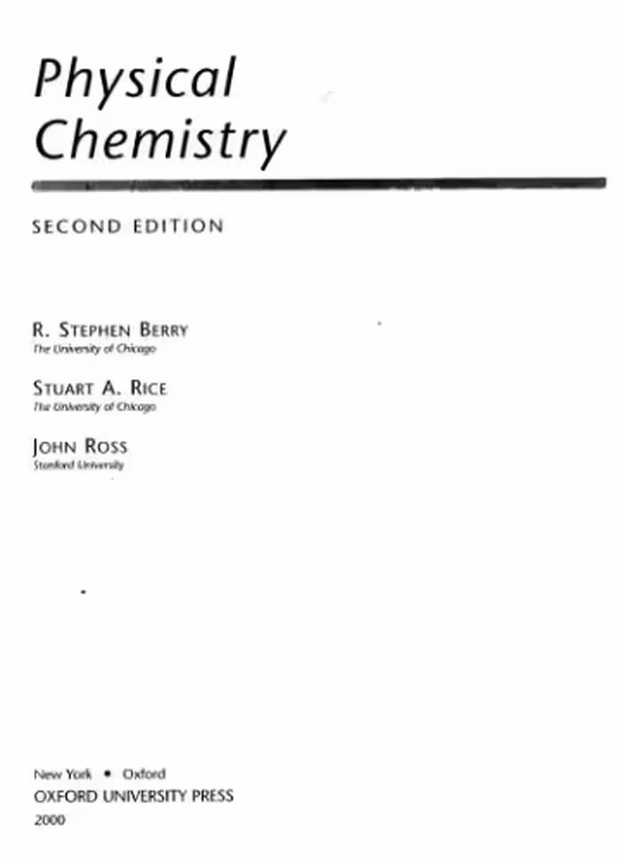 خرید و دانلود نسخه کامل کتاب Physical Chemistry