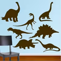 شابلون دیواری دایناسور کد 709