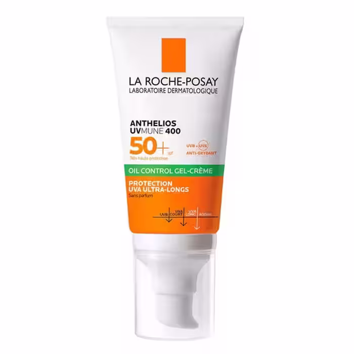 ژل کرم ضدآفتاب پوست چرب لاروش پوزای ( LA ROCHE-POSAY – Anthelius UVmune 400 Oil Control Gel Cream )