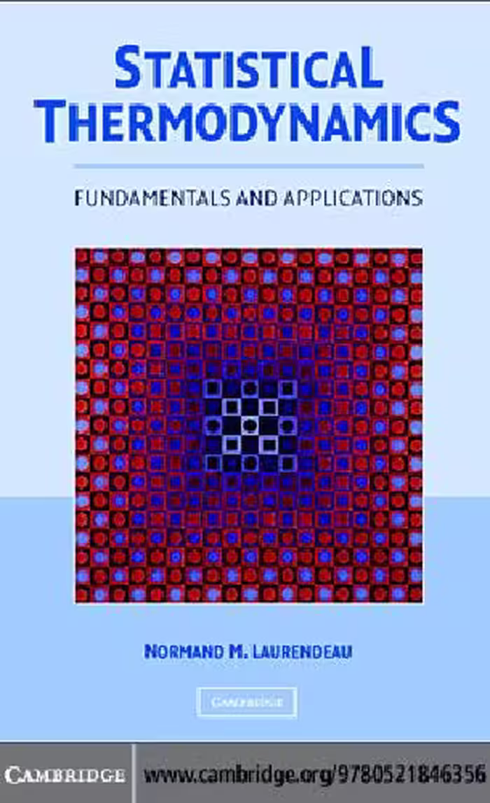 خرید و دانلود نسخه کامل کتاب Statistical Thermodynamics: Fundamentals and Applications