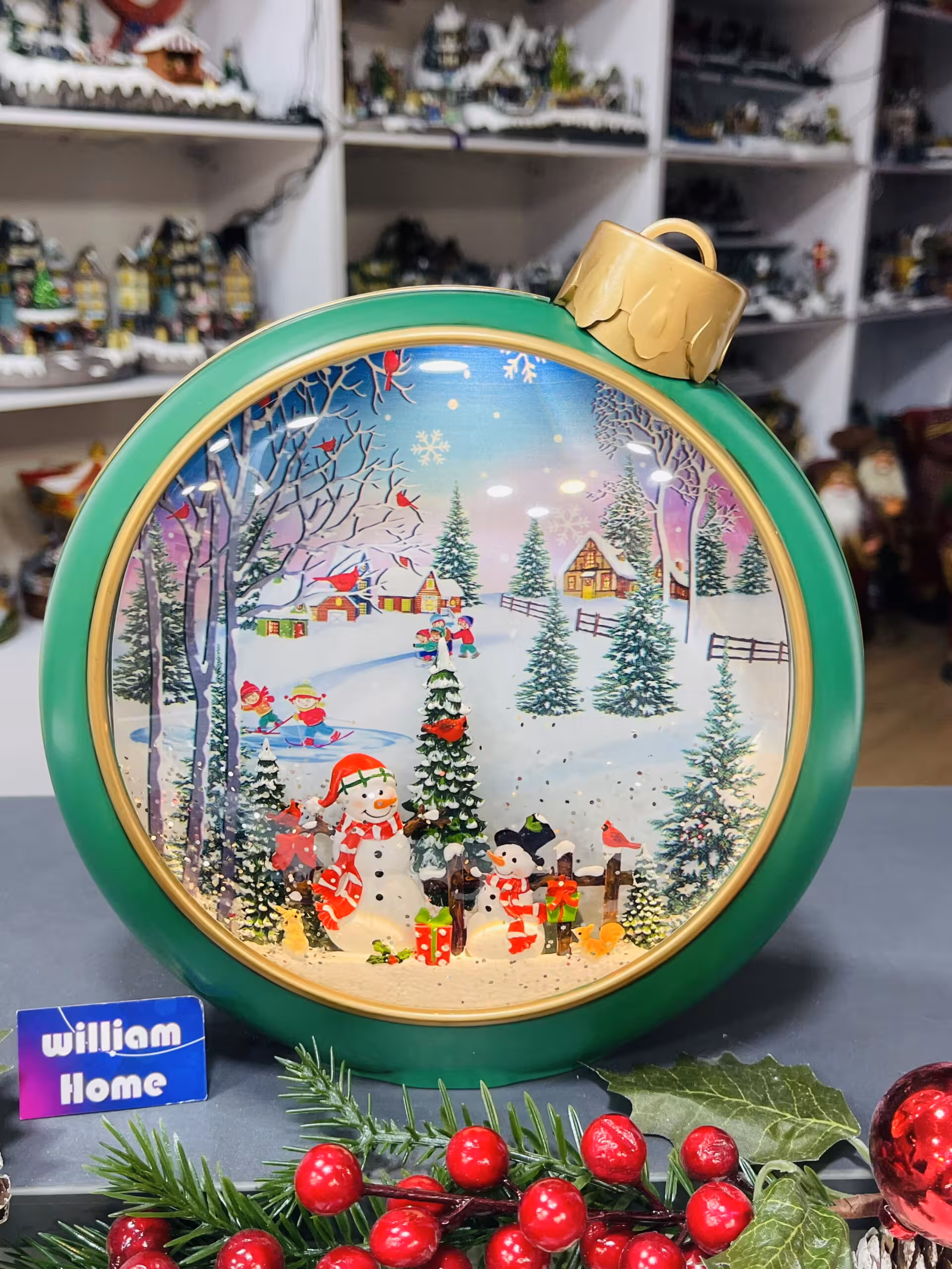 موزیک باکس دهکده آدم برفی، طرح آویز کریسمس