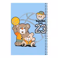 دفتر مشق 80 برگ اس جی مدل بسکتبال