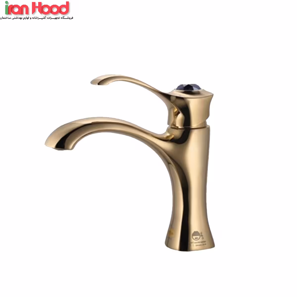 شیر روشویی درخشان مدل رزکات طلامات