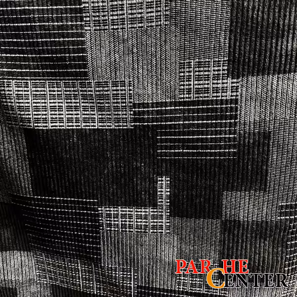 پارچه مخمل کبریتی طرح دار عرض 150