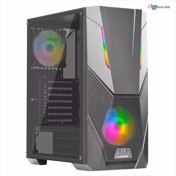Green ARIA Case کیس گیمینگ گرین مدل آریا